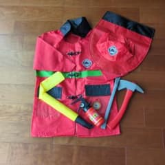 消防士　子供　ハロウィン衣装のサムネイル