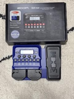 ZOOM G1X Four Royal Blue 箱説付属 - メルカリ