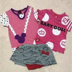 ベビードール Tシャツ スカート 90cmのサムネイル