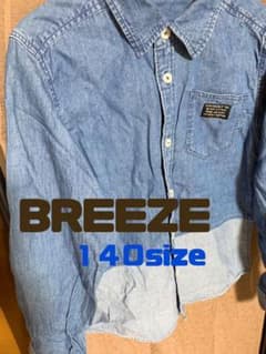 BREEZEデニムシャツ★１４０sizeのサムネイル