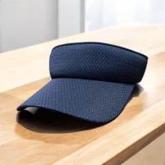 ネイビー　ウォウター　サンバイザー　クールエコ　冷感効果　57〜59 新品