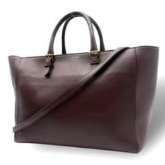 お買い得 J&M DAVIDSON オリビア トートバッグ 2way ボルドー - メルカリ