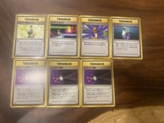 マークなしポケモンカード 旧裏面 トレーナーカード 7枚セット - メルカリ