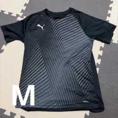 PUMA ストライプデザイン Tシャツブラックのサムネイル