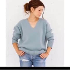 専用☆ドゥーズィエムクラス カシミヤ混スムースニットのサムネイル