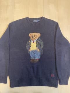 Polo Ralph Lauren コートポロベア ニット M - メルカリ