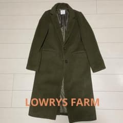 最終お値下げ【クリーニング済み】LOWRYS FARM ロングコート　カーキのサムネイル