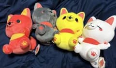 全4種　タグ付　かみさまキツネとサラリーマン　BIGぬいぐるみ　プライズ