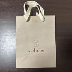w closet ショップ袋 紙袋のサムネイル