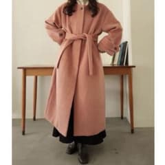 mideal ピンク シャギーコートのサムネイル