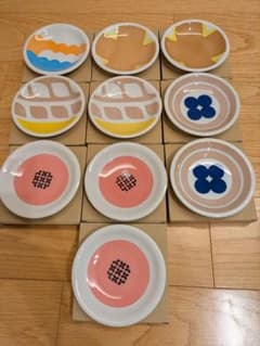 タカキベーカリー あのパン！プレート カラフルな陶器皿10枚セット
