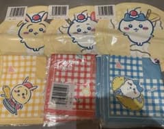 Thumbnail of ちいかわ　ハチワレ　うさぎE、D賞 コンプリートセット　クレープくじ タオル