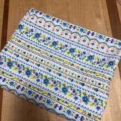 ハンドメイド用生地 小花柄 ブルー系のサムネイル