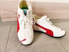 PUMA スニーカー ホワイト レッドのサムネイル