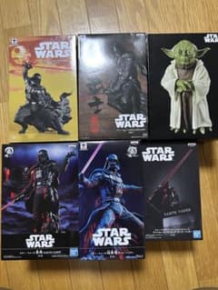 ［K］STAR WARS フィギュア 4体セット ダースベイダー ヨーダ他 6箱セット/希少】スターウォーズ ダースベイダー ヨーダ フィギュア