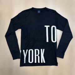 【希少デザイン】トミーヒルフィガー ロンT 長袖 Tシャツ M 黒 ビッグロゴのサムネイル