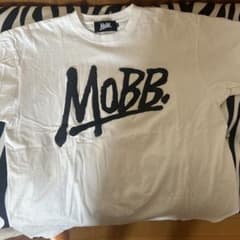 MOBB ホワイト ロゴ Tシャツ Lのサムネイル