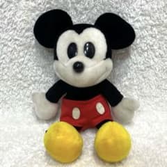 도쿄 디즈니랜드 90's 쿠로메미키 마우스 봉제인형 귀중 희소