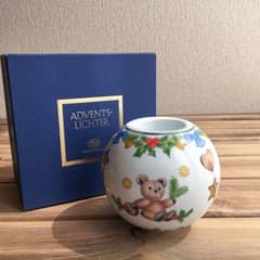フッチェンロイター キャンドルホルダー 未使用品クマさんクリスマス