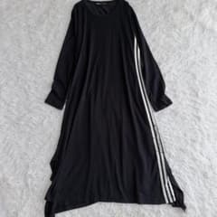 ワイスリー Yohji アディダス ロゴ刺繍 ロング ワンピース カットソー