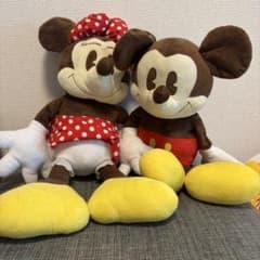 Disney ミッキー＆ミニー ぬいぐるみ 2体セットのサムネイル