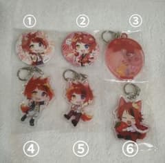 すとぷり 莉犬くん グッズセット アクリルキーホルダー 缶バッジのサムネイル