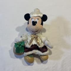 2022ディズニークリスマスぬいぐるみバッジ ミニーマウスのサムネイル