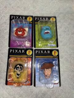 PIXAR Happyくじ F賞 フェイスマグネット 4種セット - メルカリ