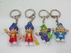 コナミ がんばれゴエモン キーホルダー 4点 ナガサキヤ エビス丸 ヤエ