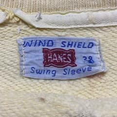 50s HANES 針抜きリブ フリーダム スウェット ヴィンテージ スウェット 