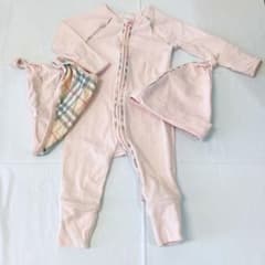 バーバリー Burberry ベビー ピンク 6M 68cm オムツポーチ - メルカリ