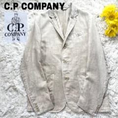 極美品 C.P. COMPANY リネン テーラードジャケット 48 Ｌ メンズ 極美品 C.P. COMPANY リネン テーラードジャケット 48 L メンズ
