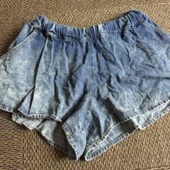 色褪せ加工キュロットのサムネイル