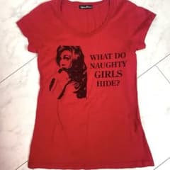 HYSTERIC GLAMOUR 赤Tシャツのサムネイル