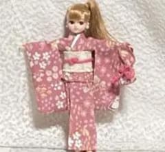 リカちゃん 着物 アウトフィット 桜柄 ピンク - メルカリ