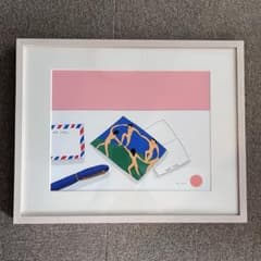 希少デザイン 安西水丸 ジクレー版画 エディションナンバー入り - メルカリ