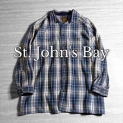 90s〜00s ST JOHN'S BAY Flannel Shirt 3XLのサムネイル