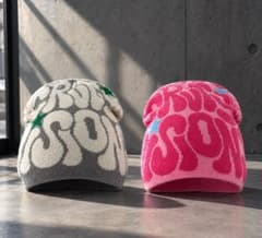 ゴ*キ様 y2k Beanie archive PINK＆GLAY setのサムネイル