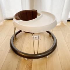 ベビーウォーカー　歩行器　シンプル　チョコレートブラウン　おしゃれのサムネイル
