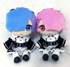 리제로 Re제로부터 시작하는 이세계 생활 Gift 렘 램 봉제인형 마도마기
