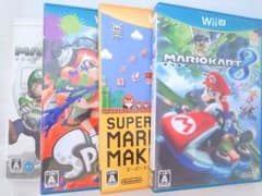 Set of 4: Mario Kart 8, Mario Maker, Splatoon