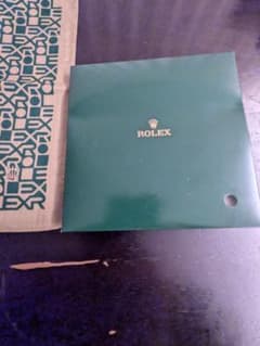 ROLEX ロゴ入り ハンカチ 緑色のサムネイル