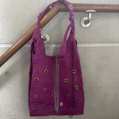 a.bag  フェイクスエードバッグ　新品のサムネイル