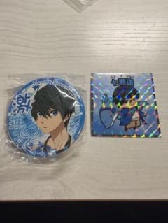 Free! 七瀬遙 缶バッジ ステッカー セット - メルカリ