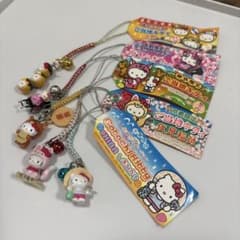 ⑫ハローキティ ご当地根付けストラップ 5点セットのサムネイル