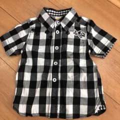 ランドリー　半袖シャツ チェックシャツ　100cmのサムネイル