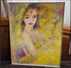 工藤静香さん　劇レア　　絵画　カーマスートラ　直筆サイン入り 工藤静香さん 劇レア 絵画 カーマスートラ 直筆サイン入り - メルカリ