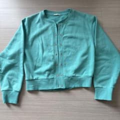 GU ターコイズ クロップドカーディガンのサムネイル