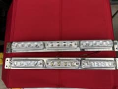 車高灯 JB LED 3連 ステンレス台付き 12V24V兼用 - メルカリ