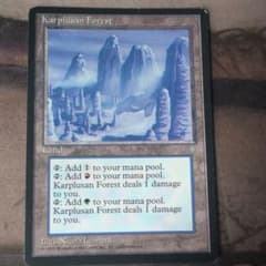 MTG カープルーザンの森/Karplusan Forest 初版 - メルカリ